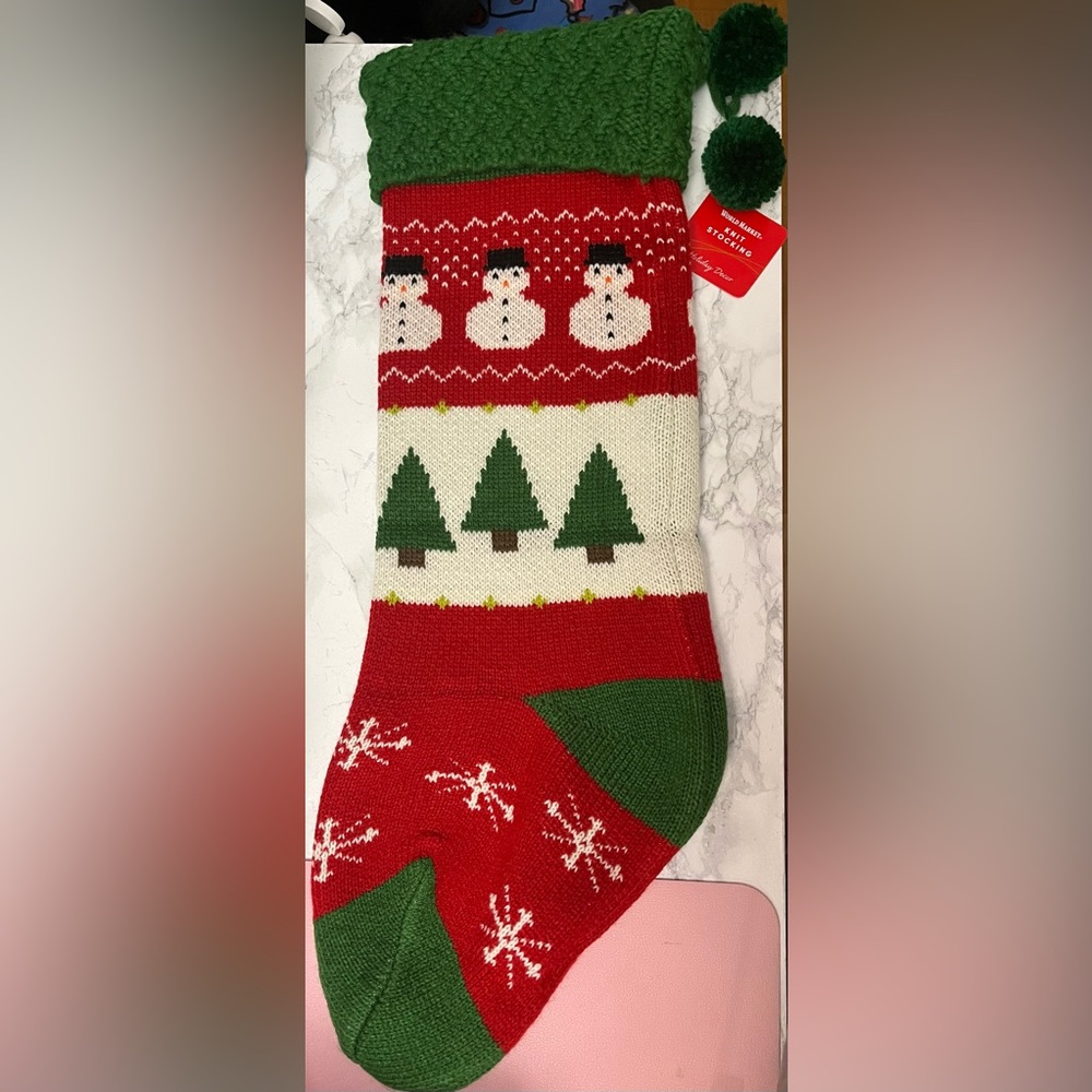 🌸4 Christmas Knit Stockings